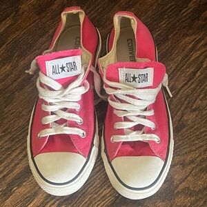 Converse All Star Pink Canvas Shoes
